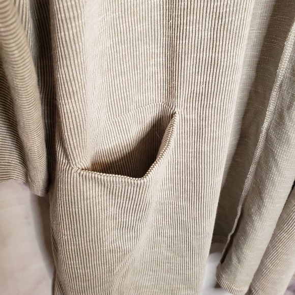 Donni. Ribbed Sandwash Sweater Coat Cardigan Sweater OS - Picture 3 of 10